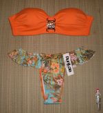 Bojo laranja com tanga florida